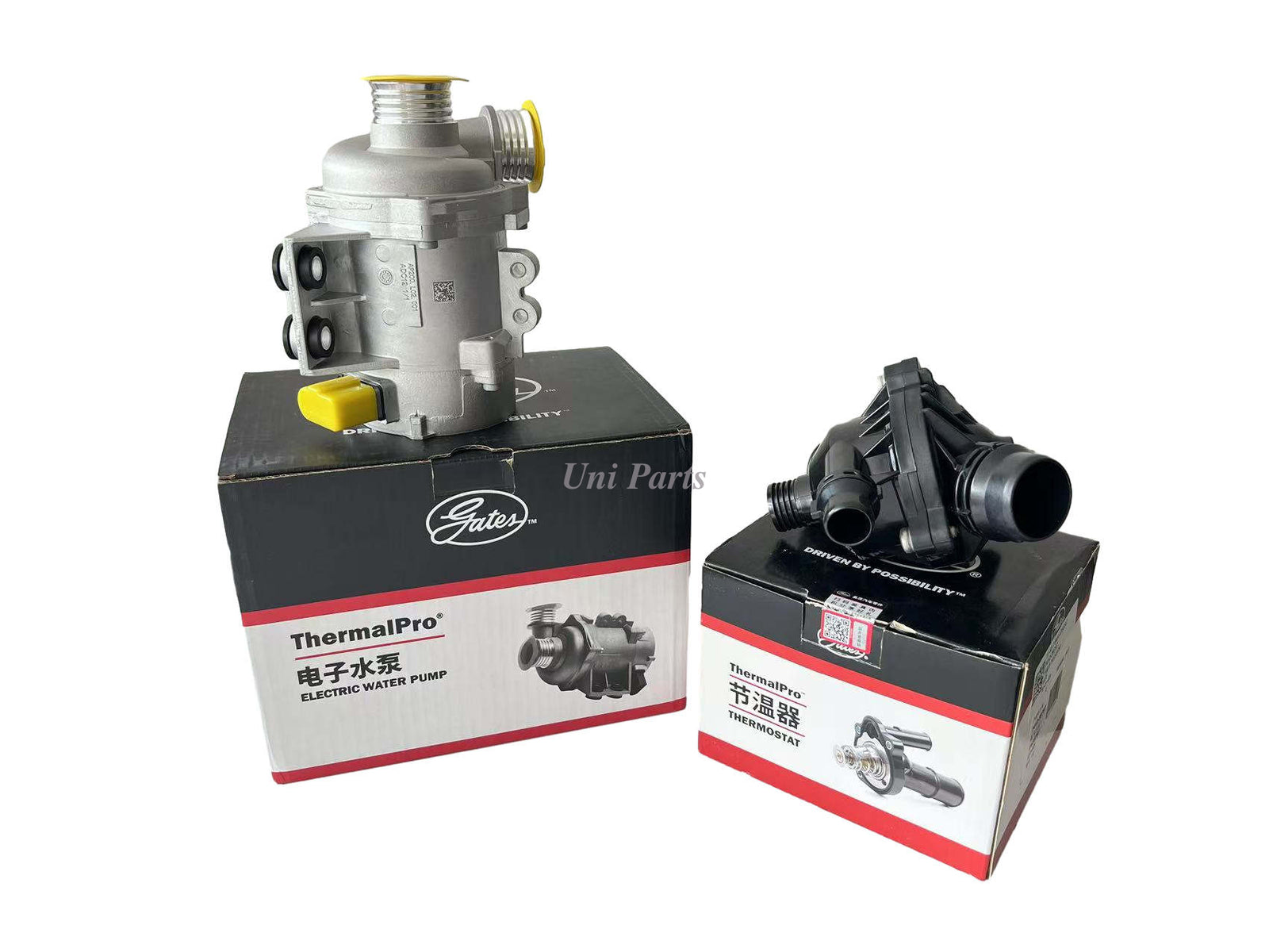 equipment manufacturer Gates electric water pump and thermostat kit for BMW 128i, X3, X5, Z4, 325i, 330i