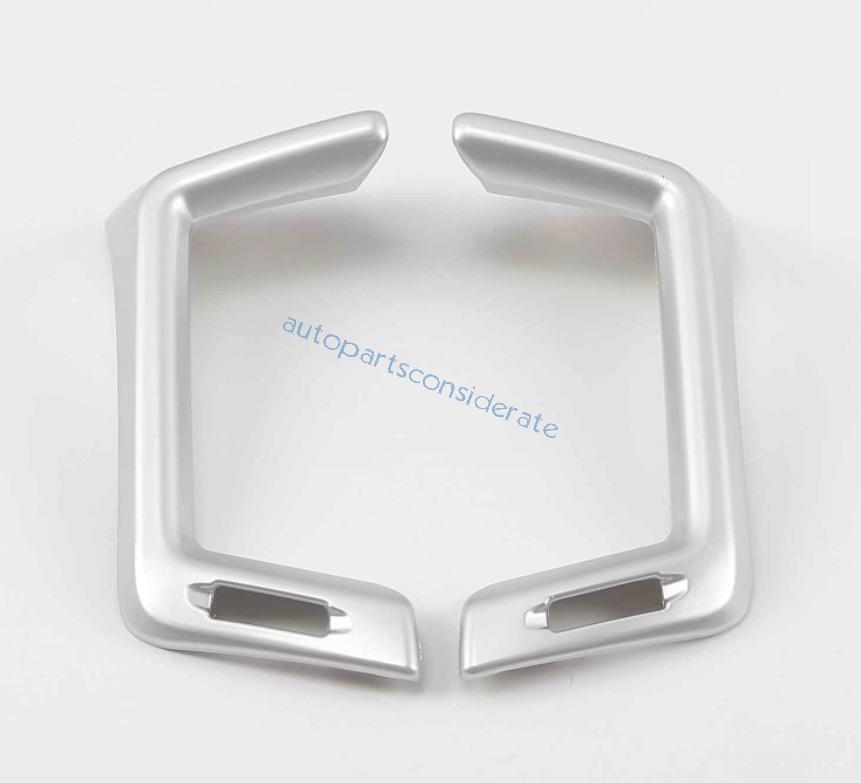 for Toyota for Land Cruiser 2016-21 Silver Look Middle Console AC LR Air Vent Trim