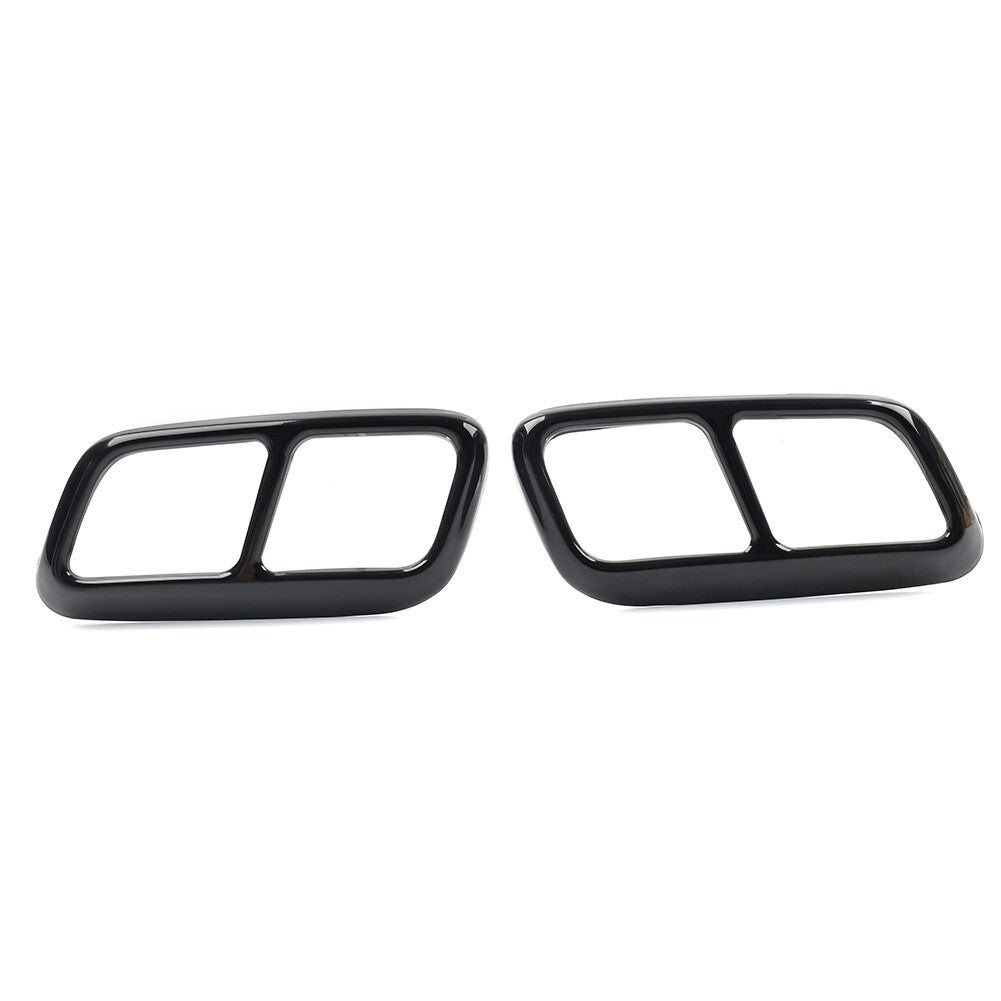 Exhaust Muffler Tail Pipe Cover for Land Rover for Range Rover Sport 2018-2019 Black