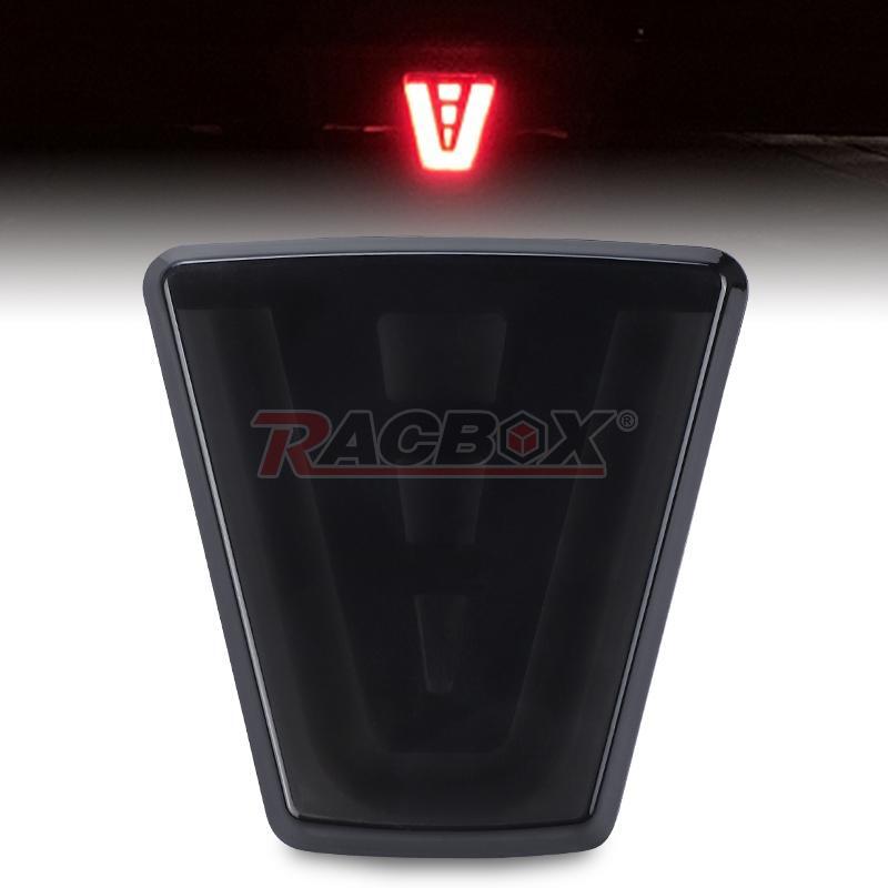 Universal Black Triangle Car LED Tail Brake Light Red+Bracket for Truck Trailer