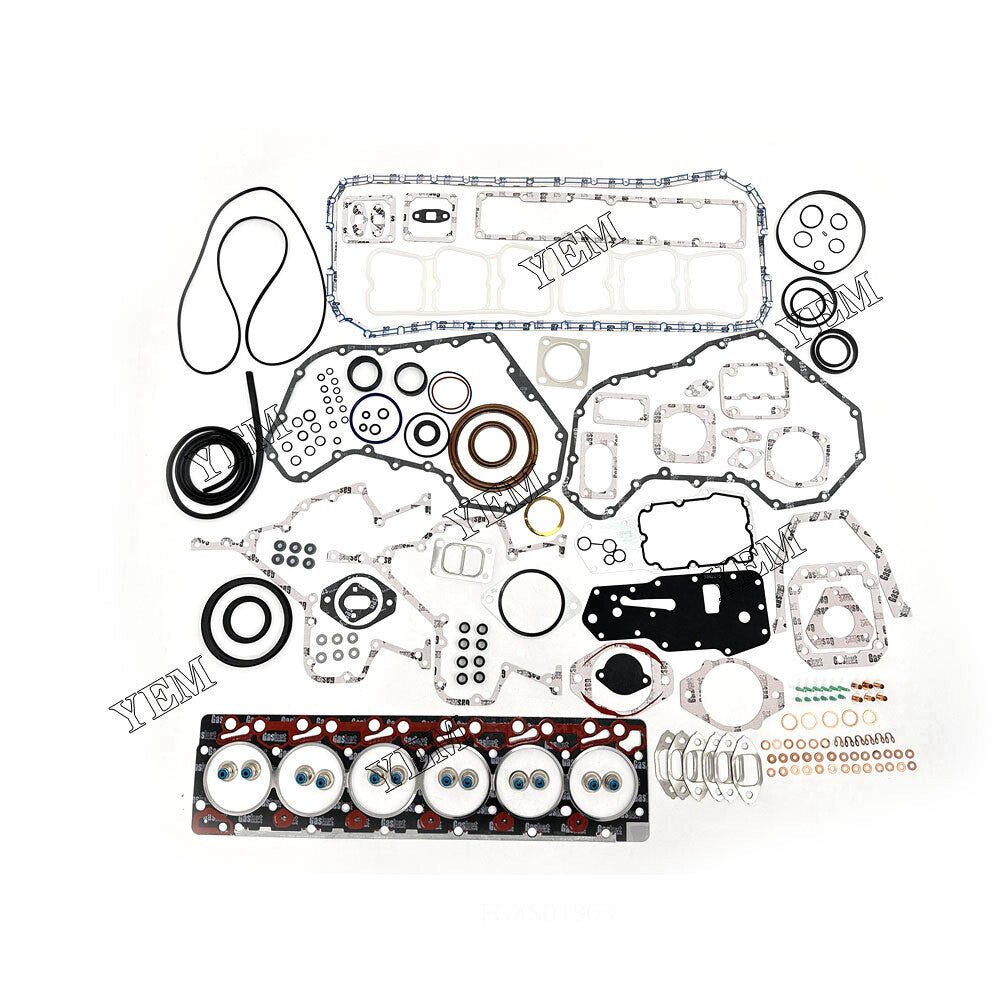 6D102 Overhaul Gasket Kit For Komatsu Diesel Engine For Komatsu Overhual Gasket