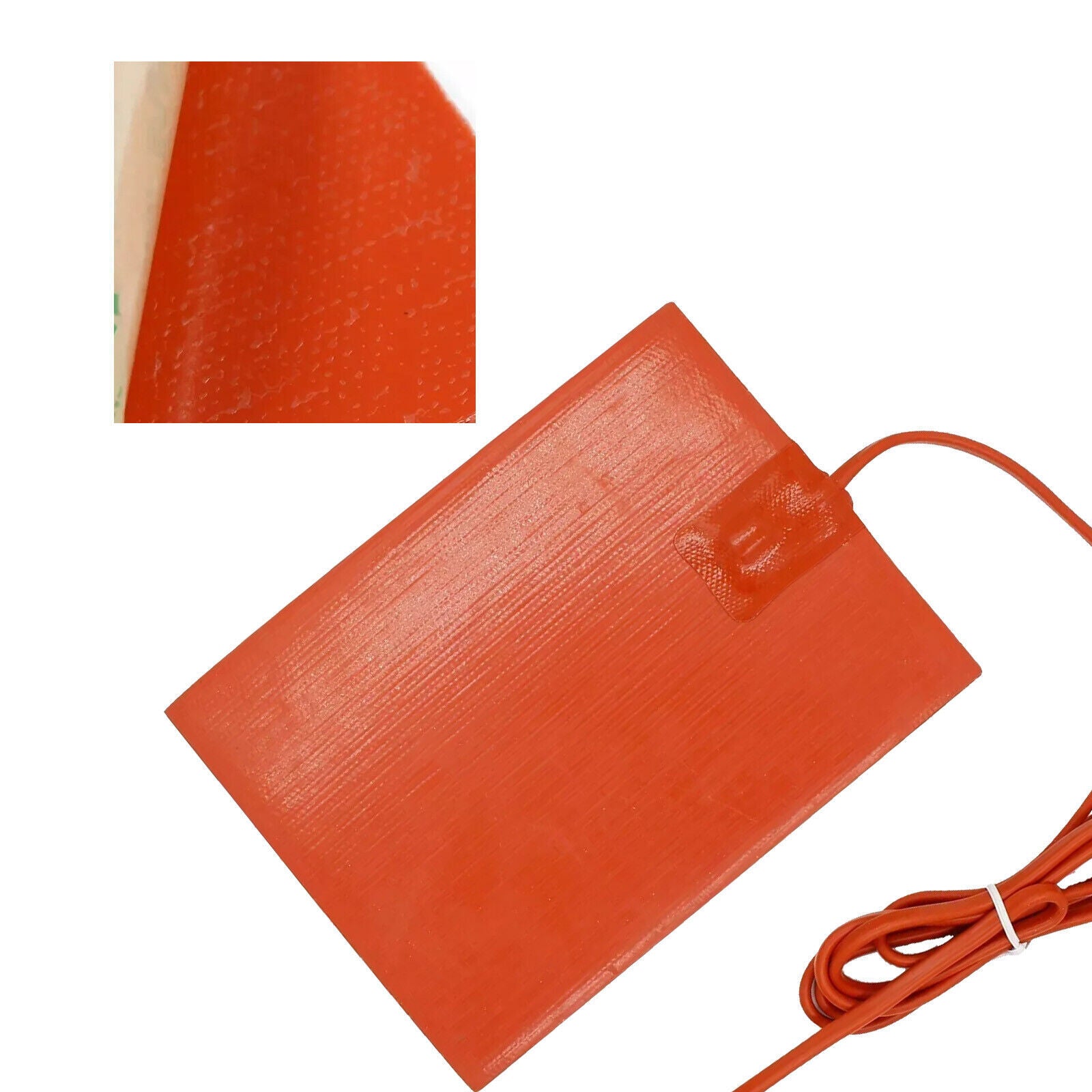 110V 300W Car Engine Oil Pan Sump Tank Silicone Heating Pad 1520cm