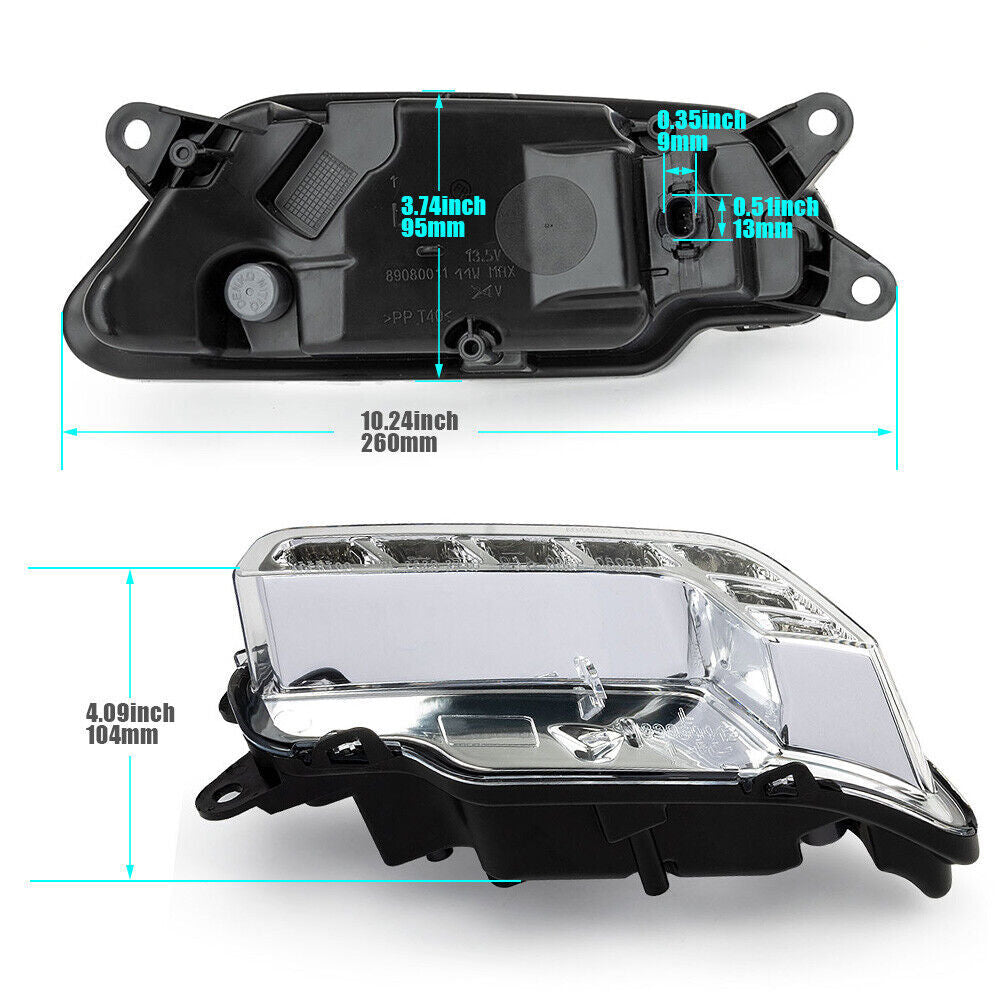 1 piece for 2010-2016 for Mercedes W212 E350 E550 left LED DRL daytime running light fog light