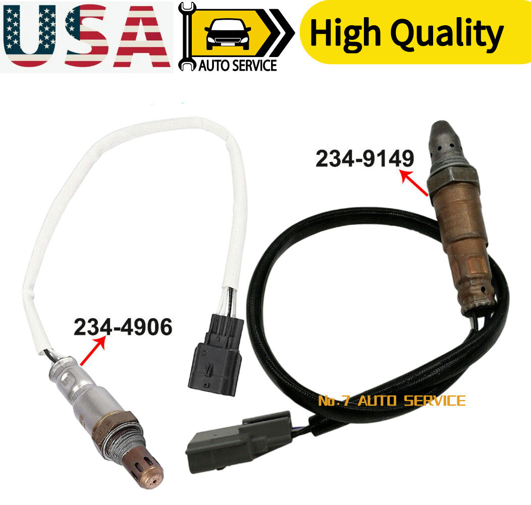 2X Up+Downstream Oxygen Sensor For 2014-2019 for Nissan Rogue 2.5L 234-9149 234-4906