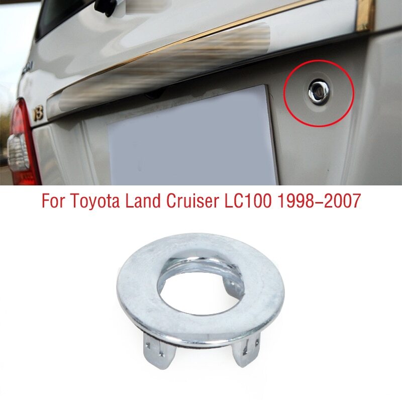 for Toyota for Land Cruiser LC100 FJ100 1998-07 Rear Trunk lock Hole Trim Ring Cover