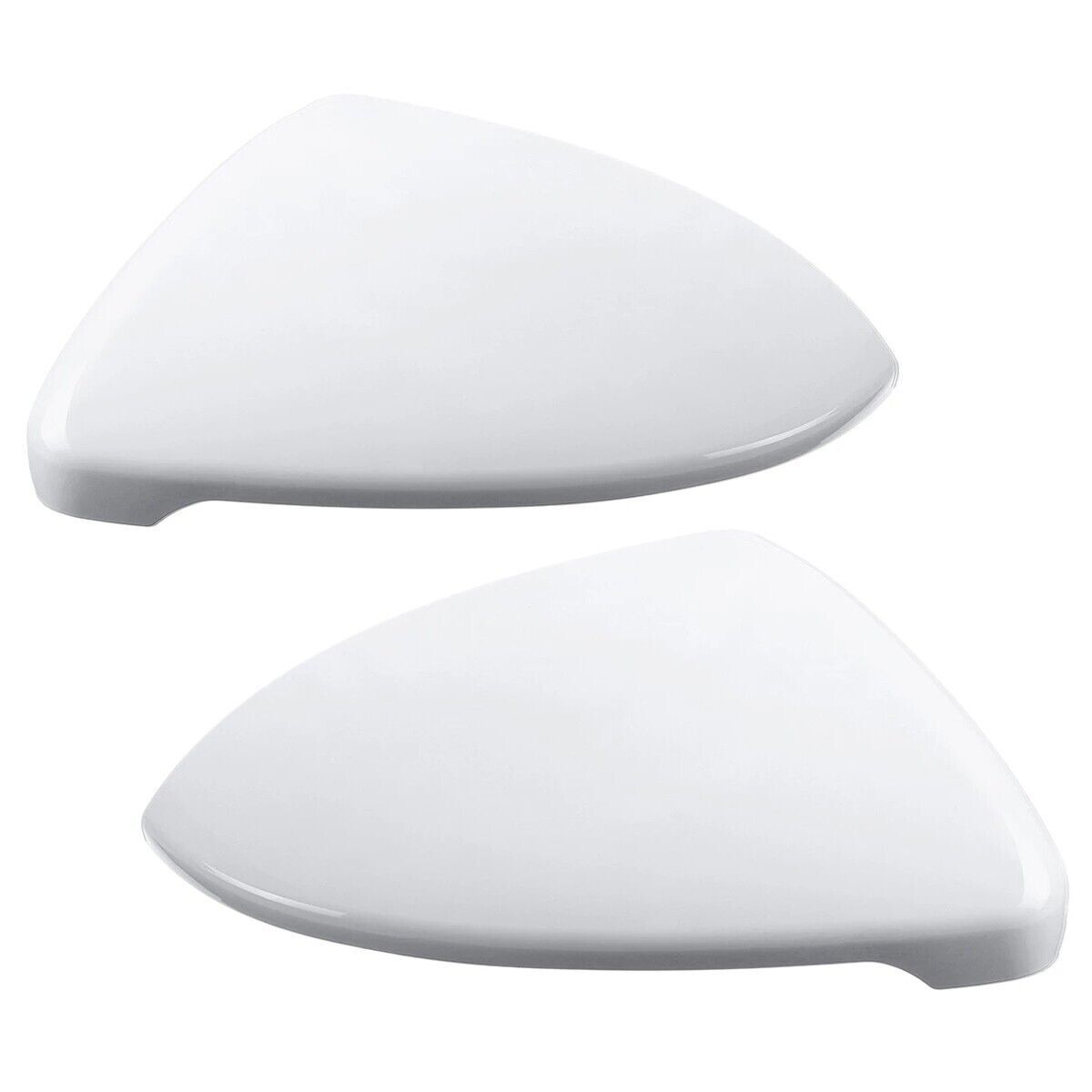 2x Wing Door Mirror Cover Caps Casing White for VW for Golf Mk7 Mk7.5 GTI 2013-2018