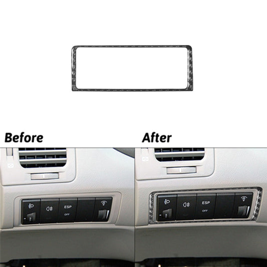 Carbon Fiber Interior Headlight Control Cover Trim for Hyundai Azera 2006-2011