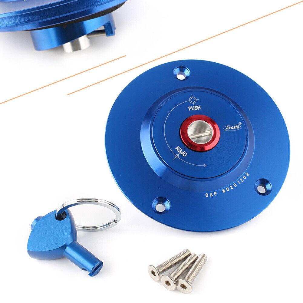 Fit for Suzuki GS500  RGV 250 GSXR600 97~03 Fuel Filler Cover Gas Tank Cap w/Key UK