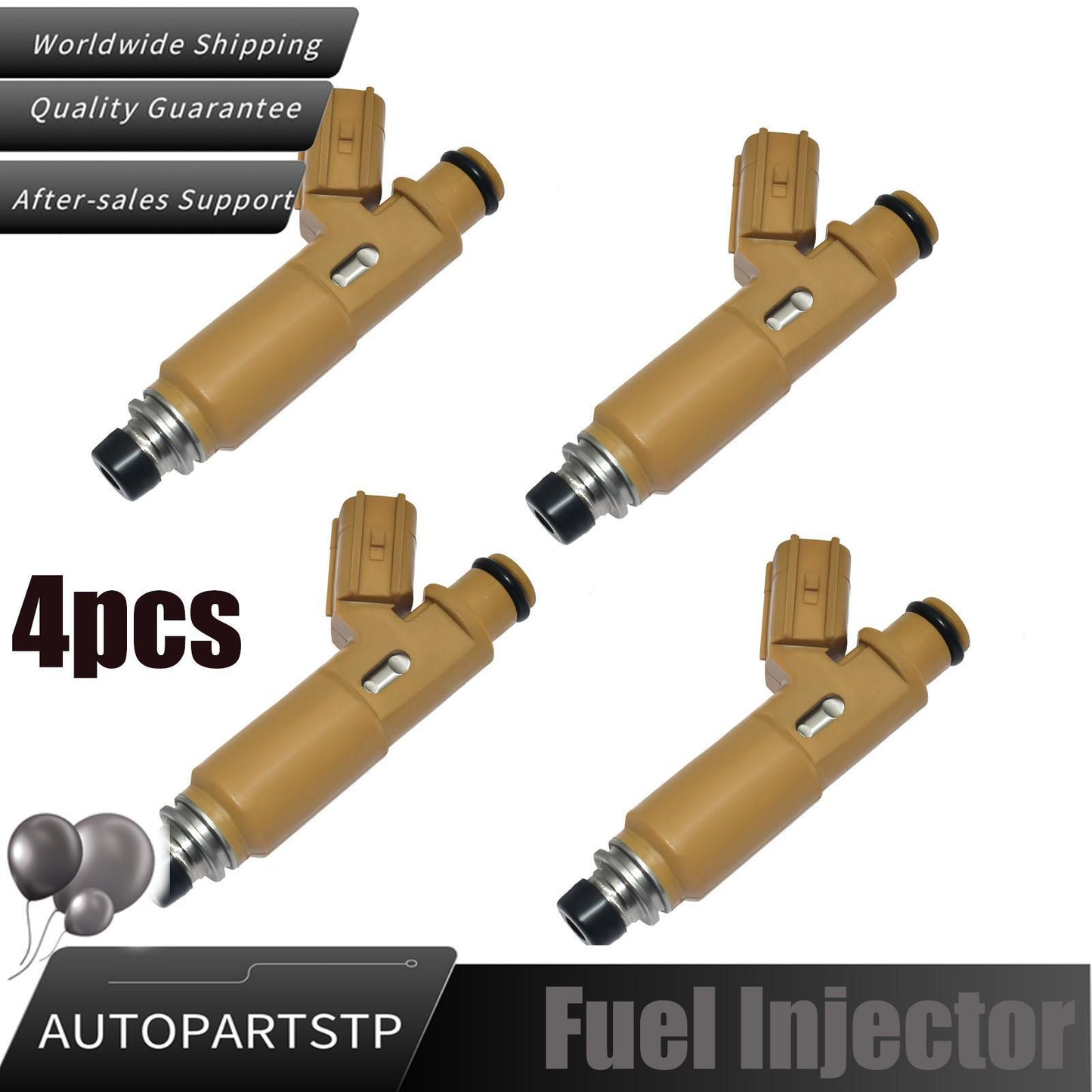 4-piece fuel injector for Toyota Celica Matrix GTS for Pontiac Vibe 1.8L L4 23250-22020