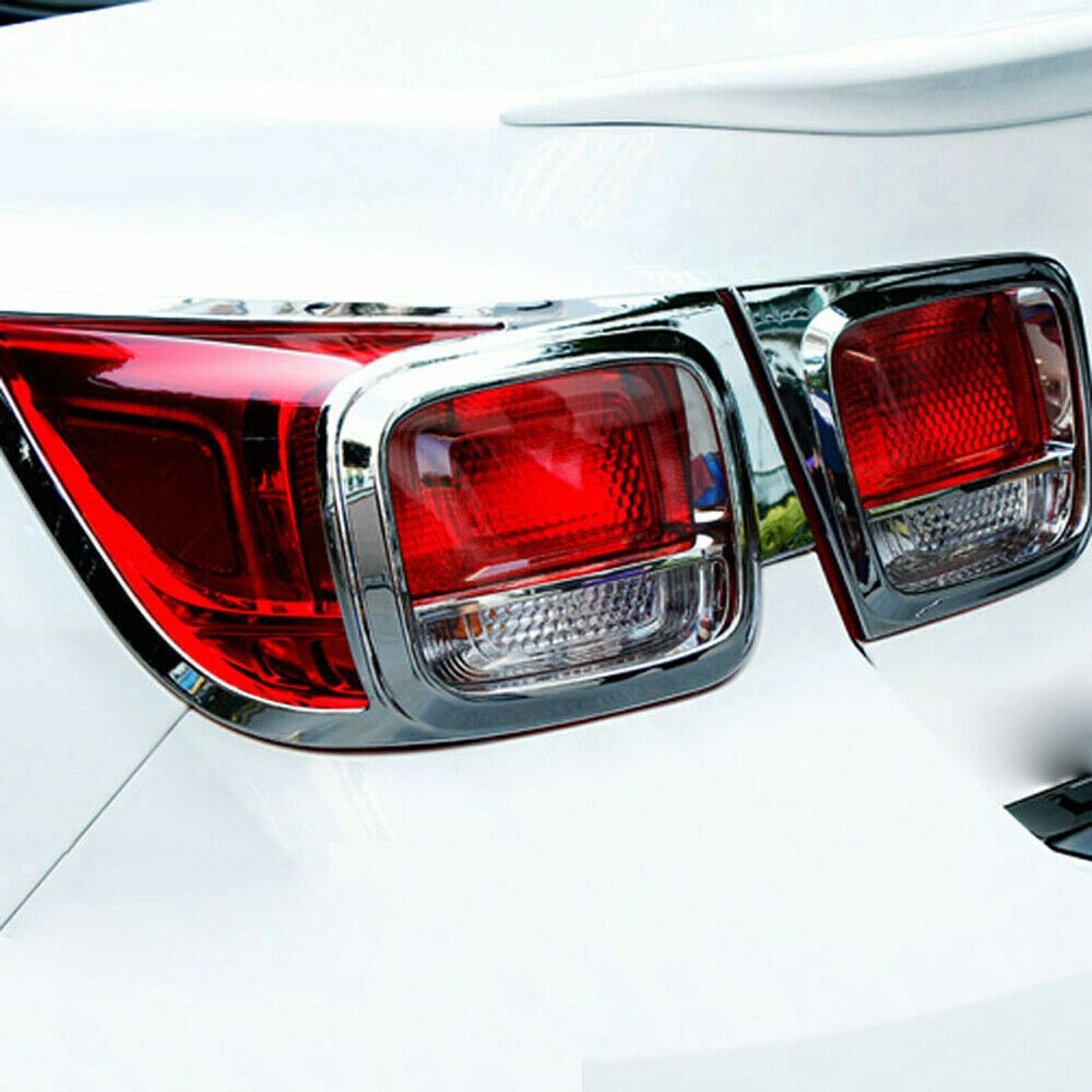 Chrome Rear Tail Lamp Tail Light Frame Cover for Chevrolet Malibu 2013-2015