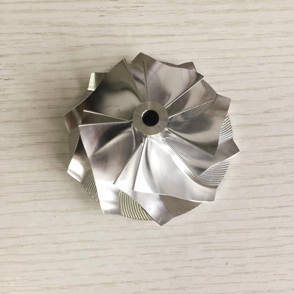 CT26 50.00/68.00 mm 5+5 blade high-performance turbine blank compressor wheel