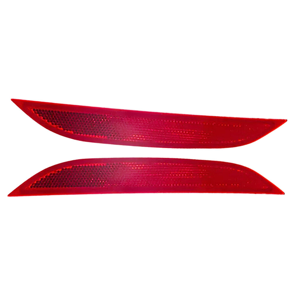 Pair Rear Side Bumper Reflector Left+Right Red For M5 F90 2018-2023 Replacement