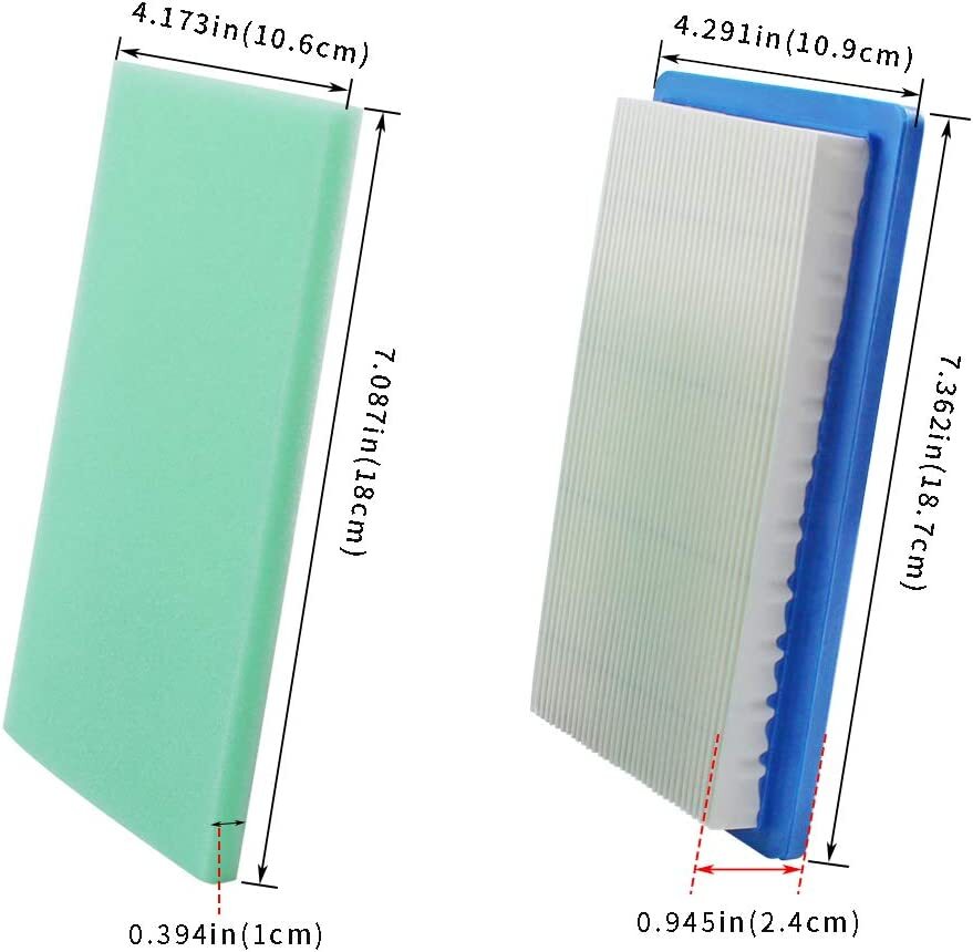Air Filter MIU10998 with Pre Cleaner MIU10999 for X300 X3000R X304