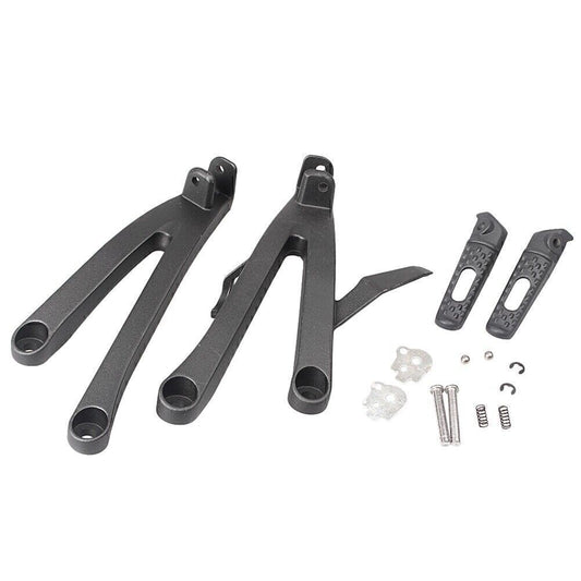 for Honda CBR 600RR 2007-11 08 Black Rear Passenger Footrest Foot Pegs Brackets