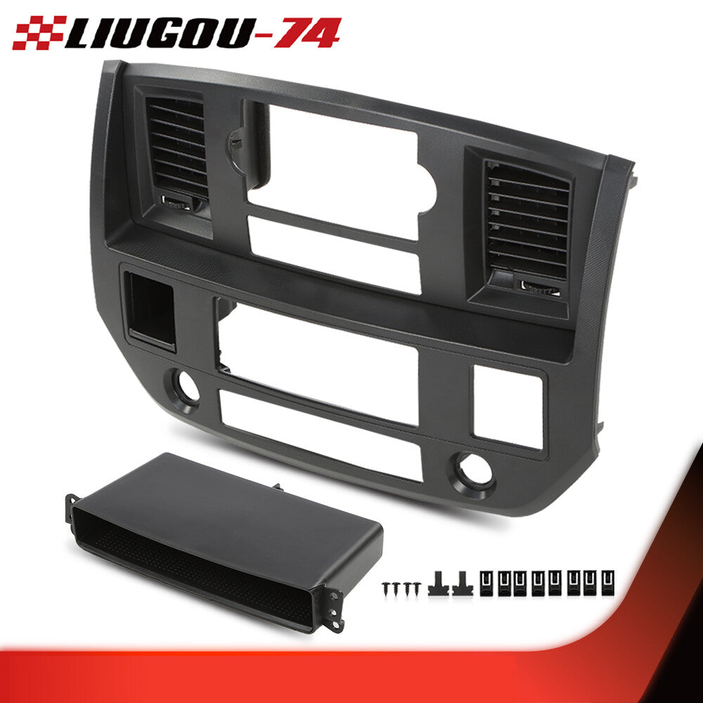 Fits 06-08 for Dodge for Ram Center Dash Trim Dashboard Radio Vent Baffle USA