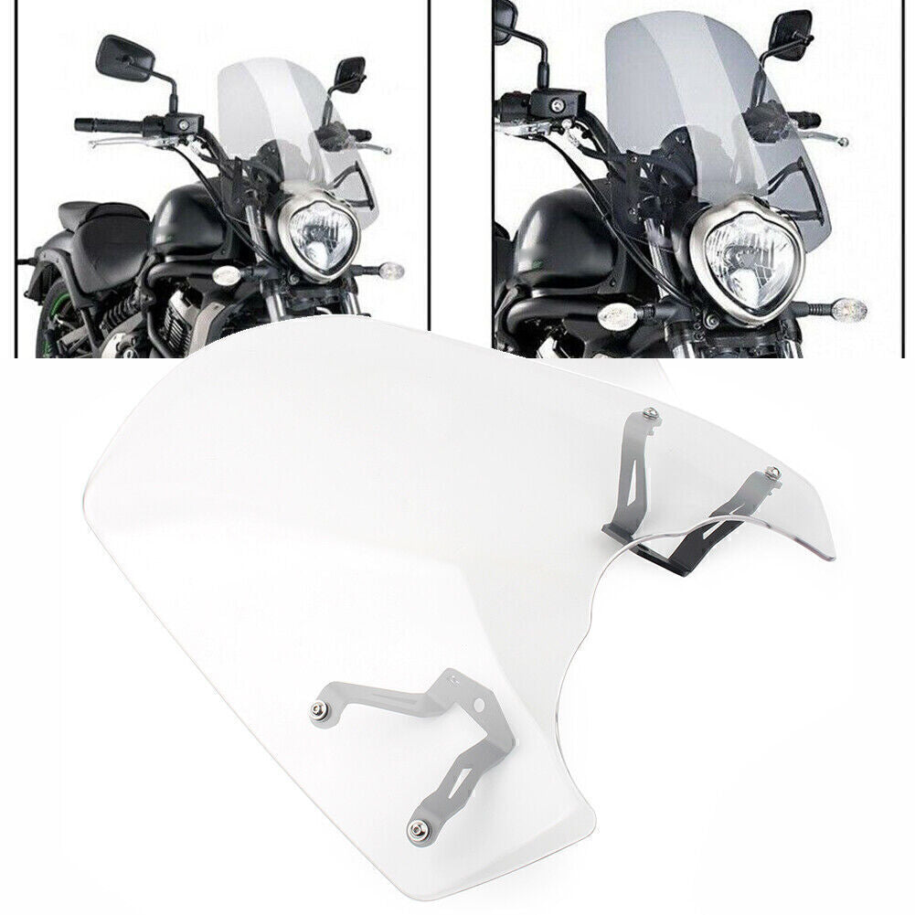 1 PC ABS Windscreen Clear Deflector Fit for Kawasaki Vulcan S 650 2015-2023