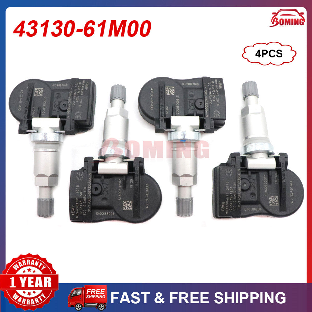 4PCS NEW TPMS Tire Pressure Sensor for Suzuki for Swift SX4 Alto Baleno for Jimny Vitara