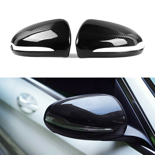 Carbon Fiber Add-On Side Mirror Cover for Mercedes-Benz W205 W222 S550 15-19