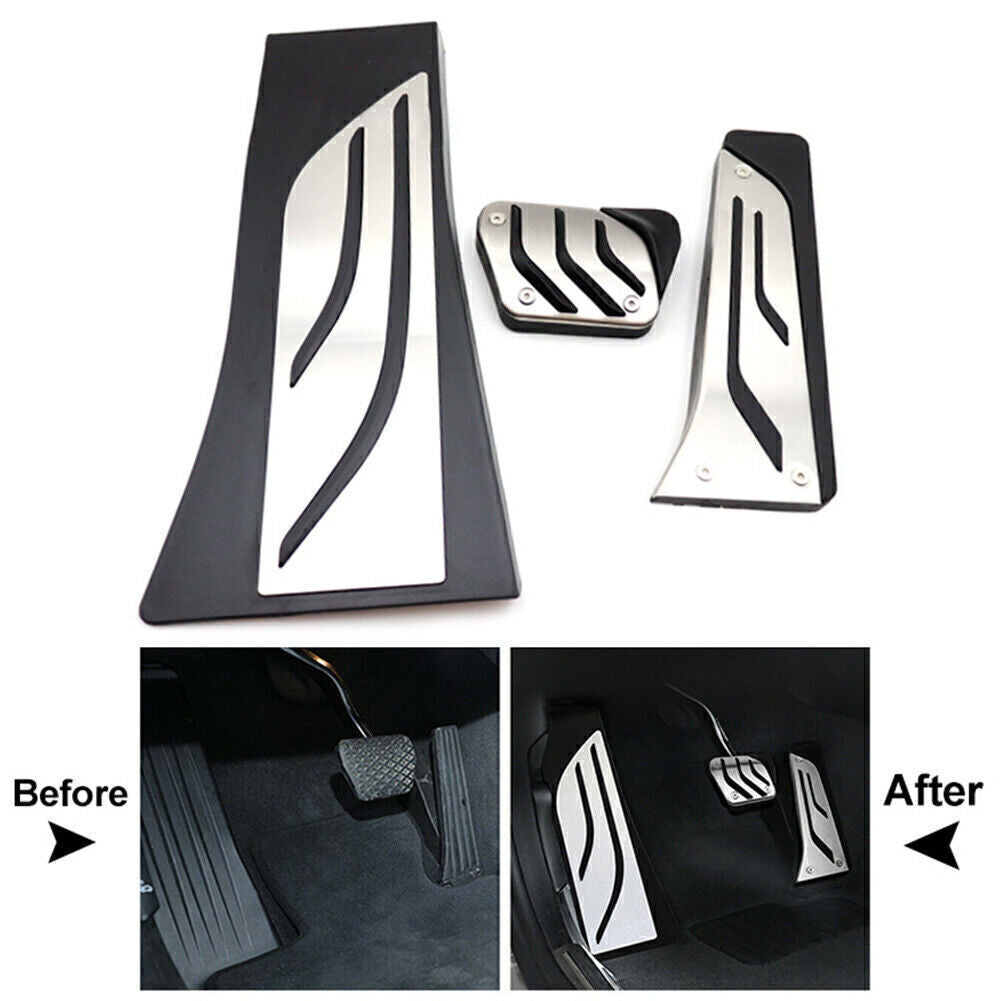 Foot Gas Brake Pedal Cover Set LHD for BMW X5 E70 F15 2008-19X6 E71 F16 2008-19