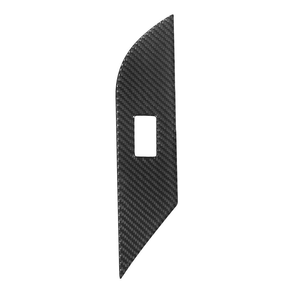 Carbon Fiber Passenger Door Lift Control Cover Trim for Toyota Hilux 2015-2021