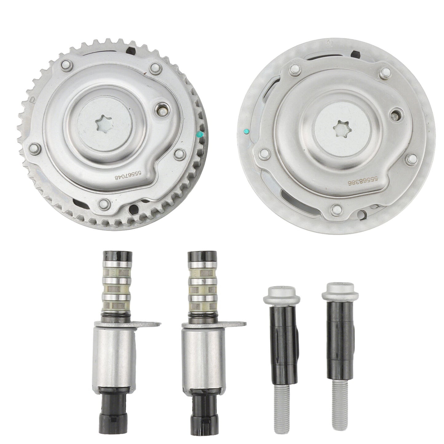 2-pack for Chevrolet for Cruze Sonic L4 DOHC Camshaft Adjusters (Intake and Exhaust)
