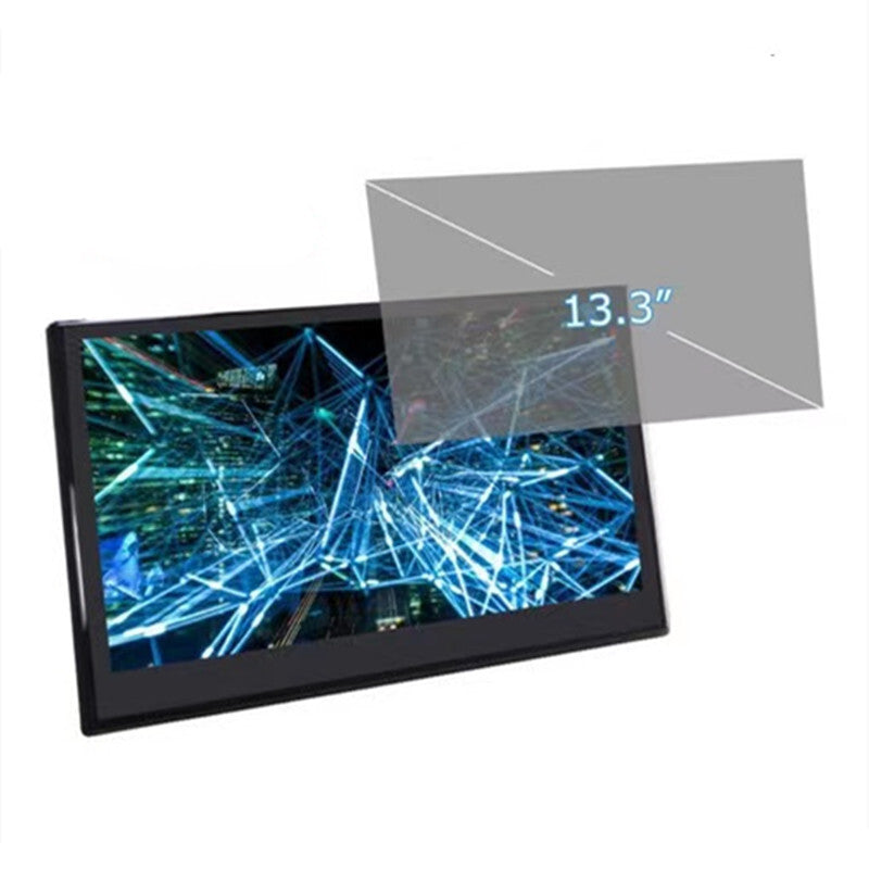 2Pcs 13.3 1080P Android Vehicles Headrest Touch Monitors WIFI Bluetooth Player