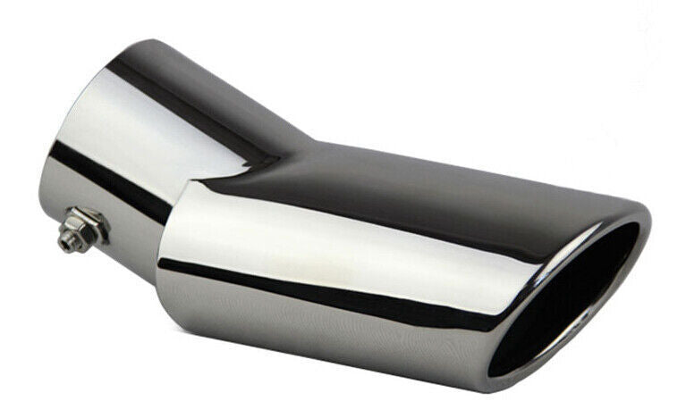 Silver Rear Exhaust Muffler Tip End Pipe S.Steel for Mitsubishi Pajero 2008-2016