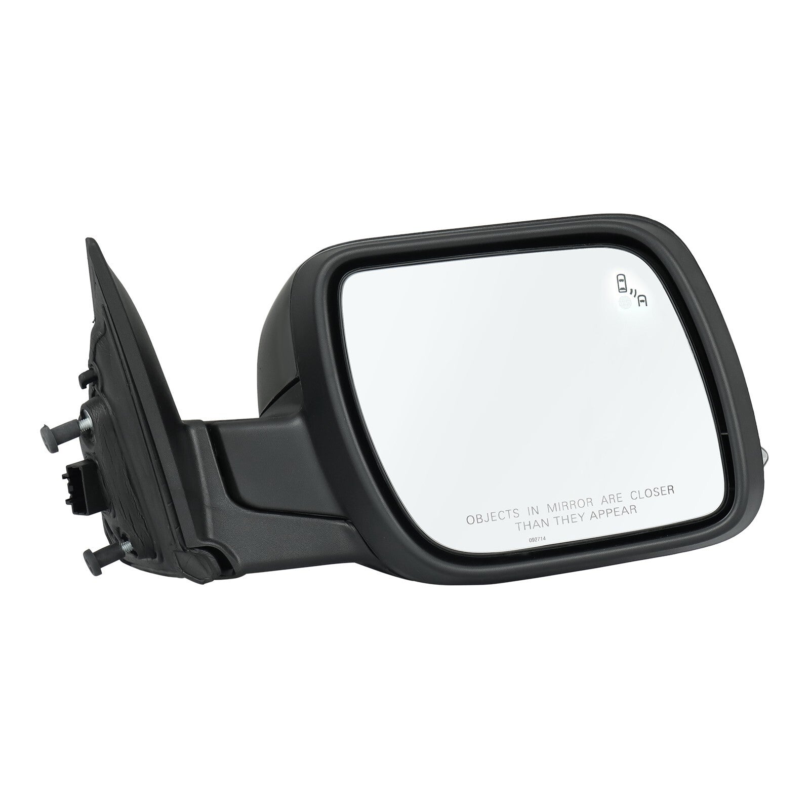 Side mirrors for the for Ford Explorer 2016-19 with blind spot and puddle lights on the passenger side.