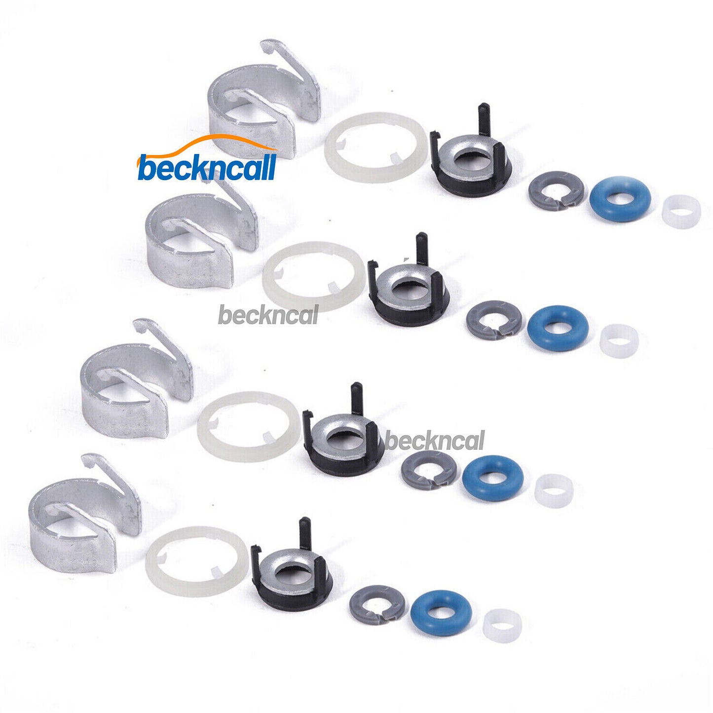 4x Fuel Injector O-ring Seal Kit 06H998907A for AUDI A4 Q5 for VW for Jetta CC 1.8L 2.0L