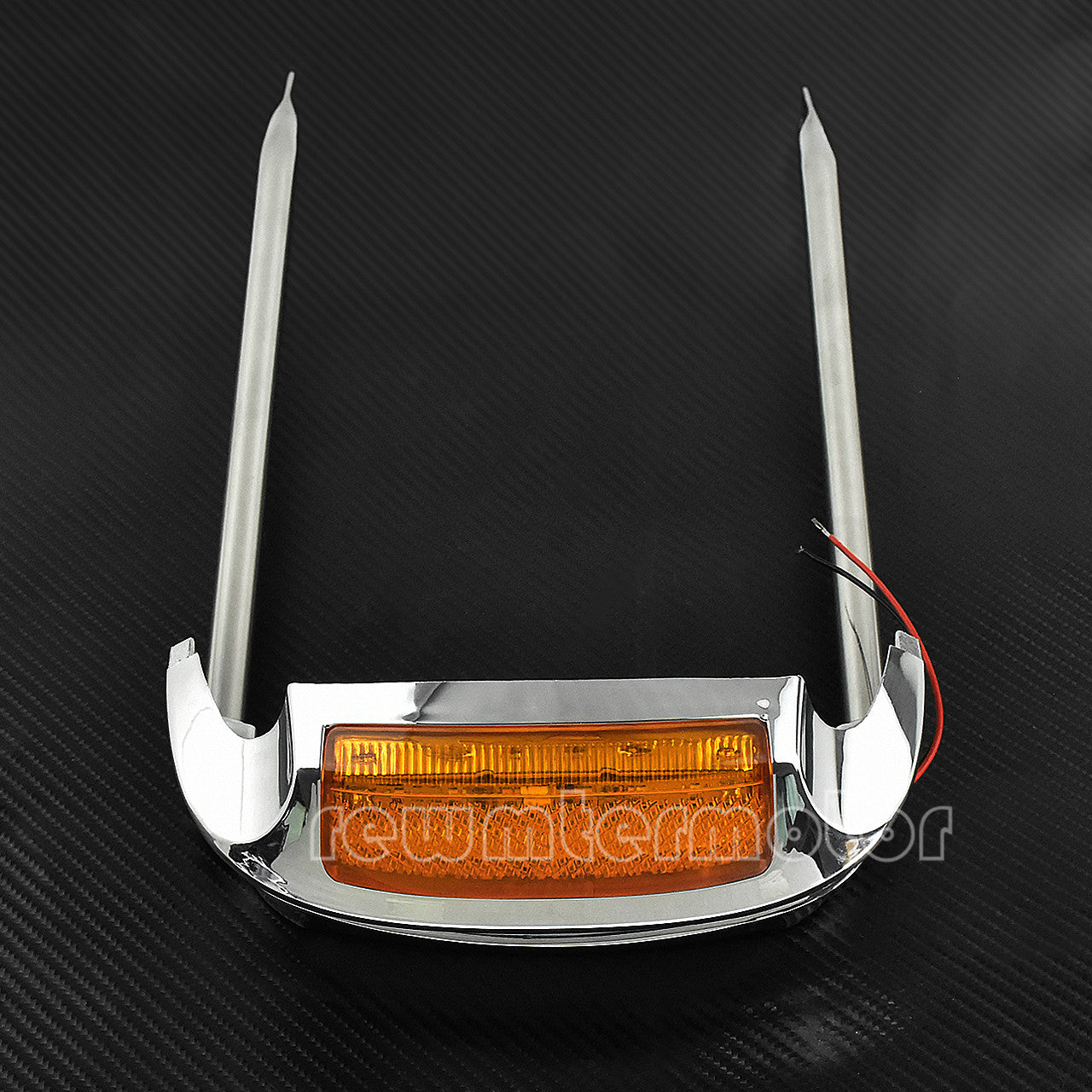 Air Wing Front Fender Rail Tip Light Fit for Harley Touring FLHTCU FLHTCUL 14-20