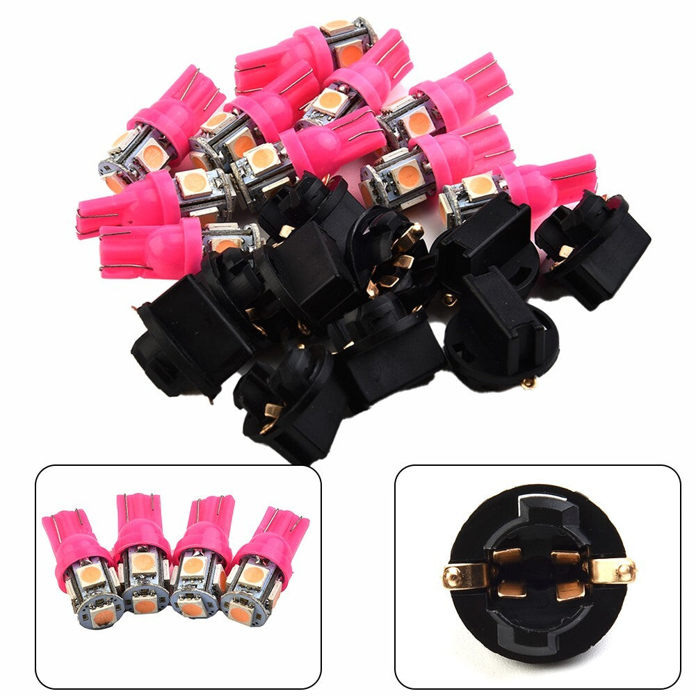 10ps Purple For 194 LED Bulbs For Instrument Gauge Cluster Dash Light +