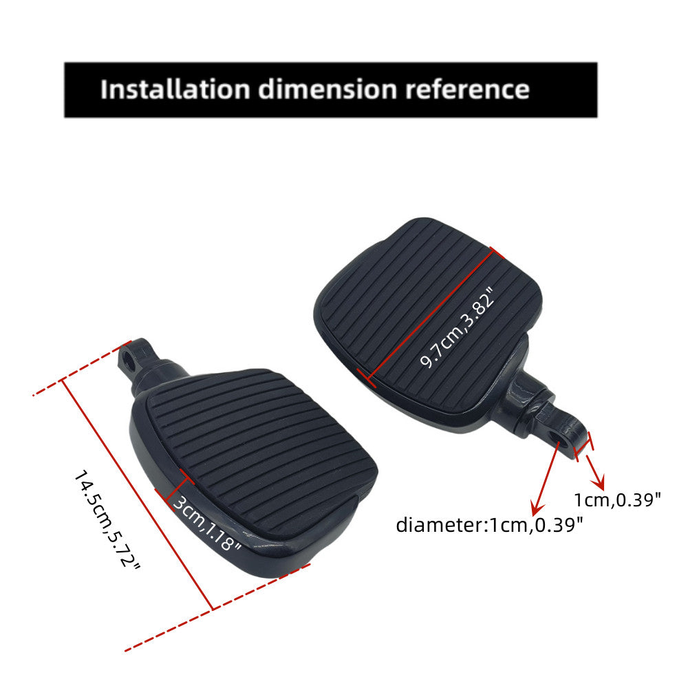 1.25 Foot Pegs Footrests Rest Pedal for Harley Touring Sportster XL FXSB Dyna
