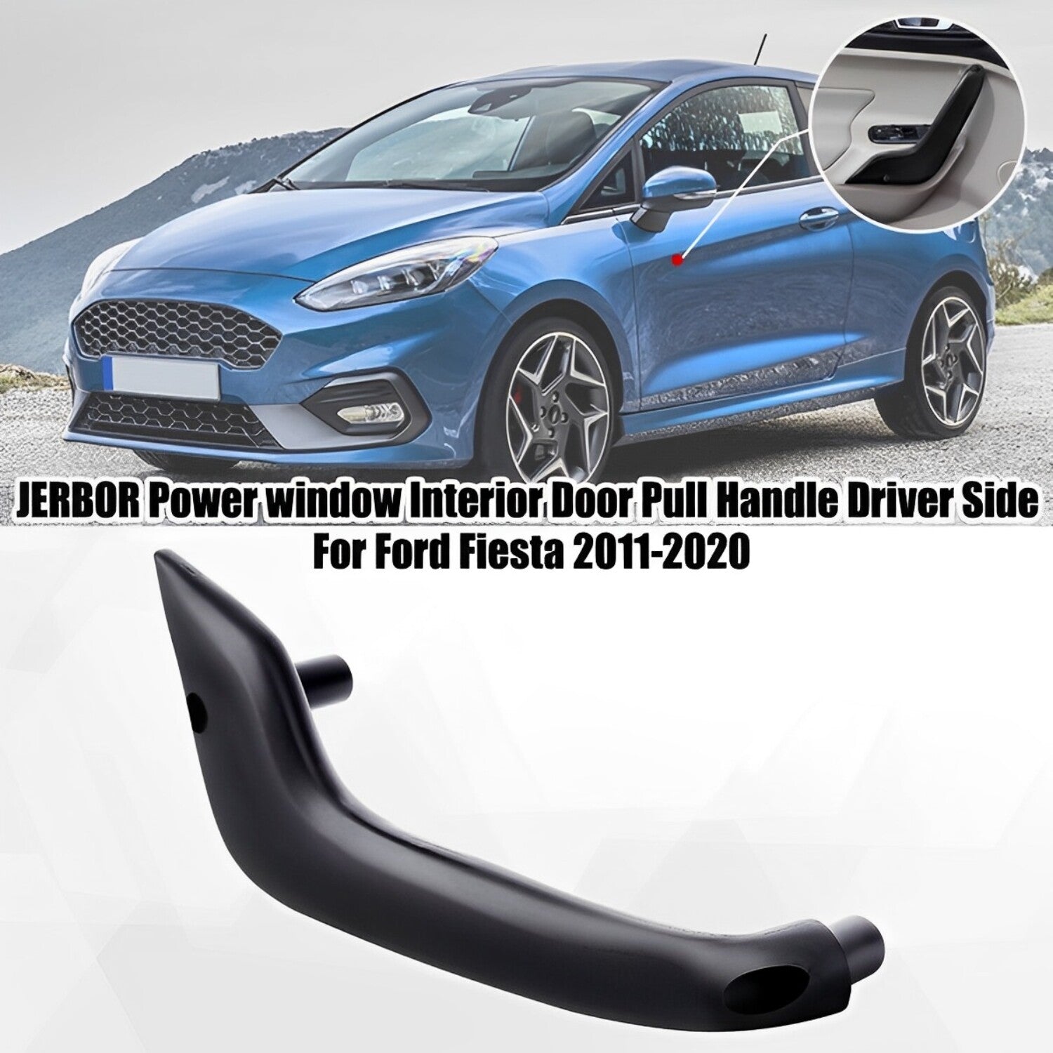 For 2011- 2020 for Ford Fiesta ABS Power Window Driver Inner Door Pull Handle NEW