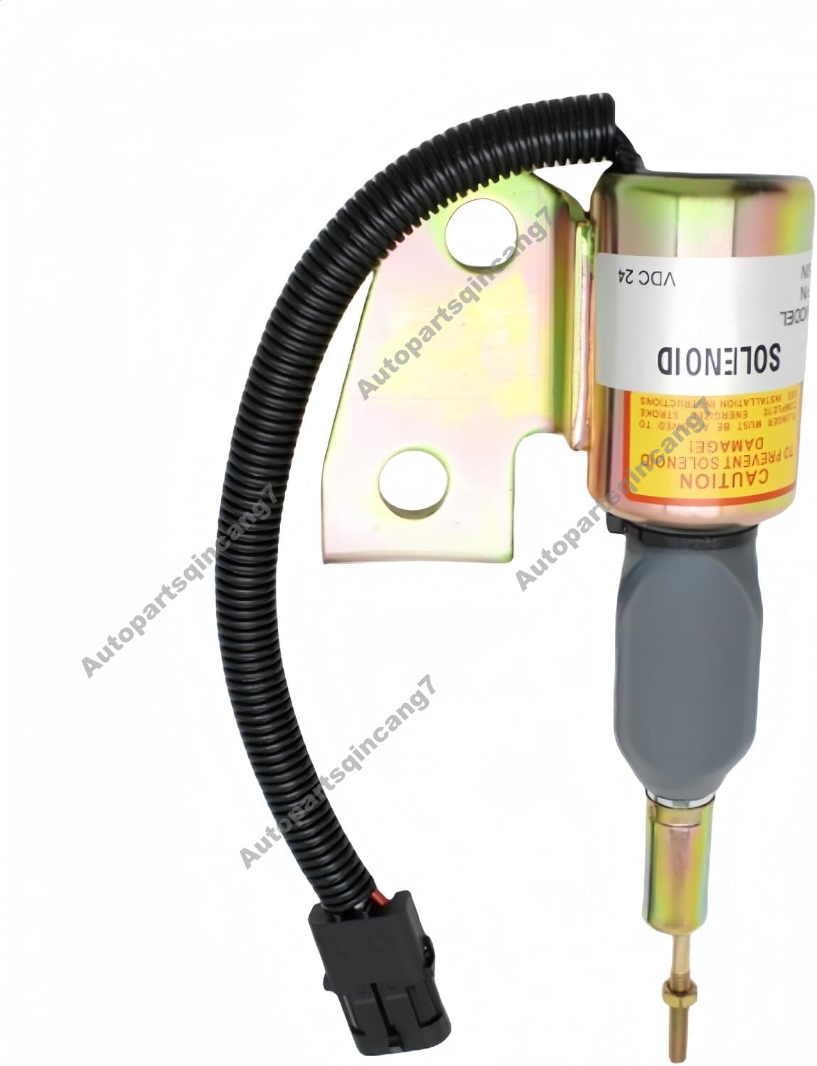 24V Stop Solenoid 87420953 for CASE Excavator CX130 CX160 Wheel Loader 821 521D