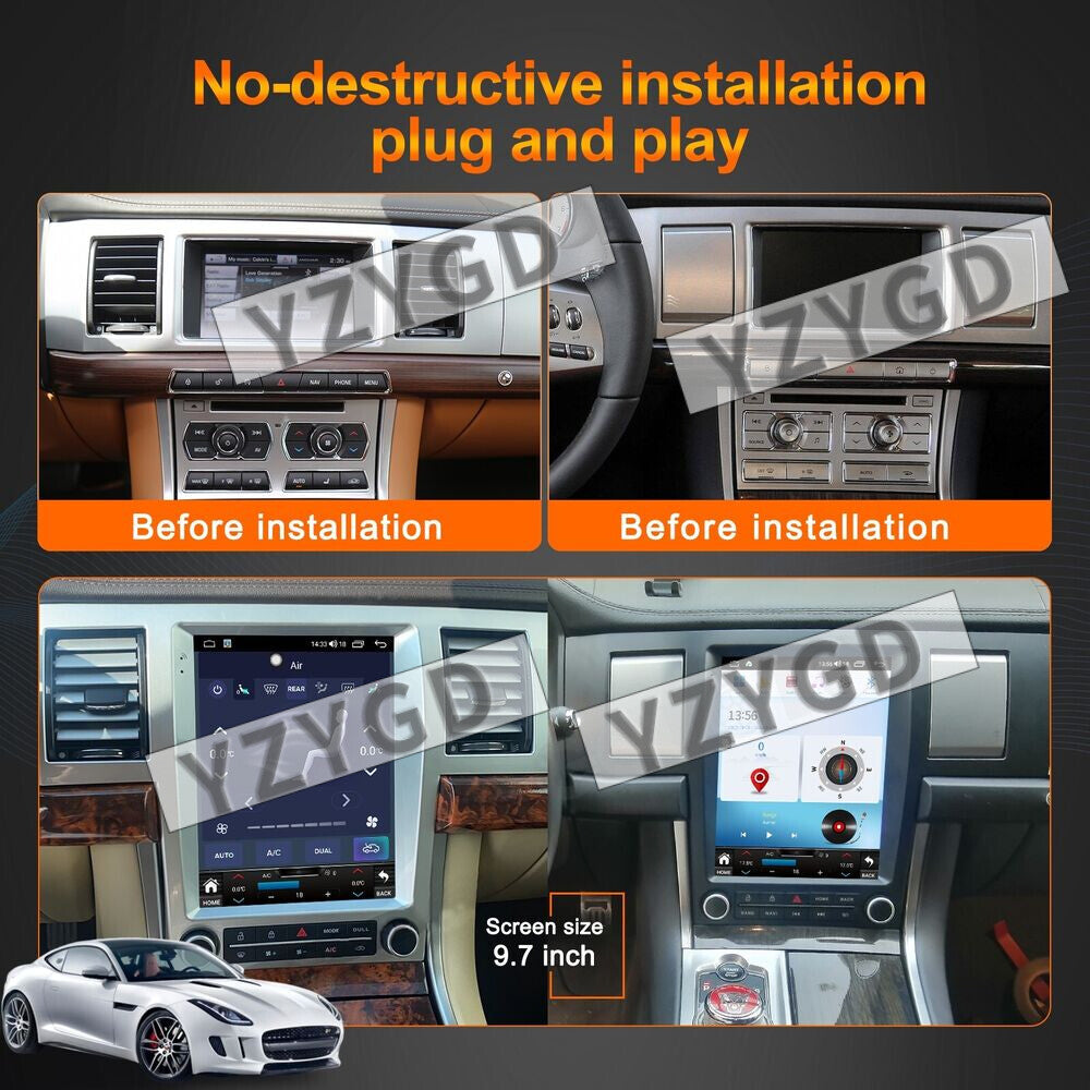 for Jaguar for XF 2004-2015 Android Car Radio Screen Carplay Stereo Receiver 32G