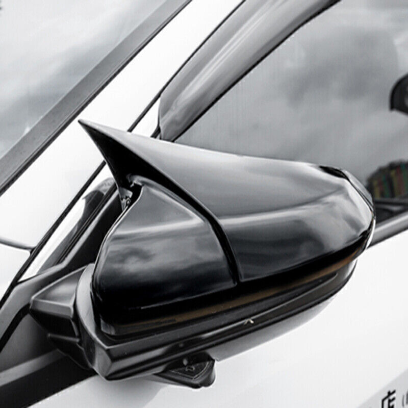 New side mirror protectors/rearview cover for Honda for Civic 2016 - 2021, glossy black.