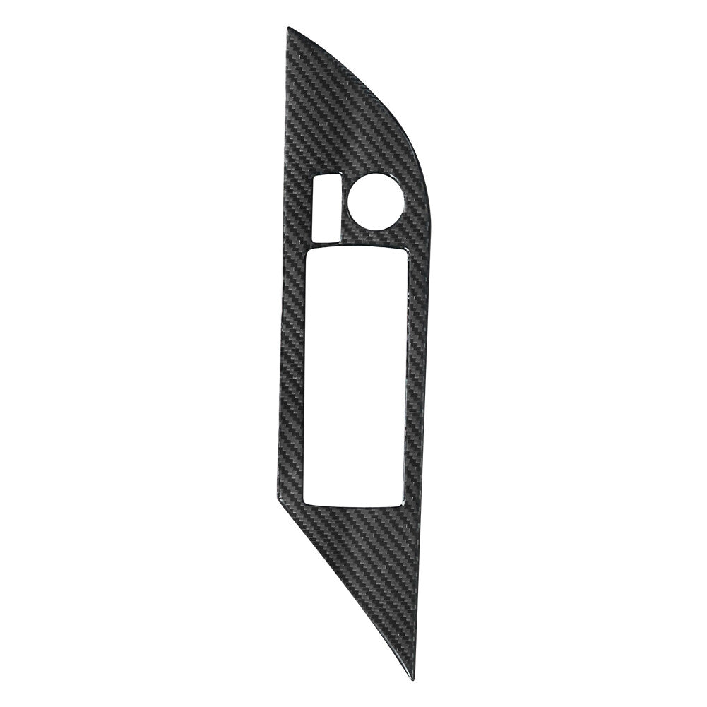 Carbon Fiber Driver Side Door Control Cover Trim for Toyota Hilux 2015-21 Type A