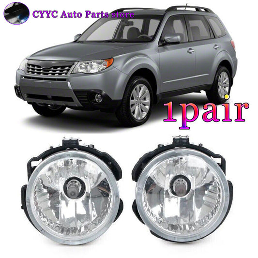 2Pcs For 2008-2013 for Subaru Forester LED Front Fog Lights Fog Lamps W/Bulbs