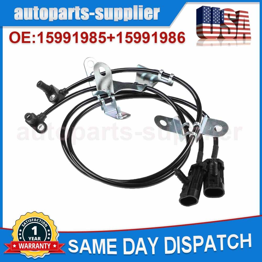 Wheel speed sensors for front LR ABS on for Chevrolet Avalanche 1500 and 2500 Silverado models.