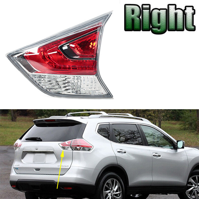 Right for Nissan ROGUE 2014-2015 Rear Bumper Inner Tail Light Brake Without Bulb