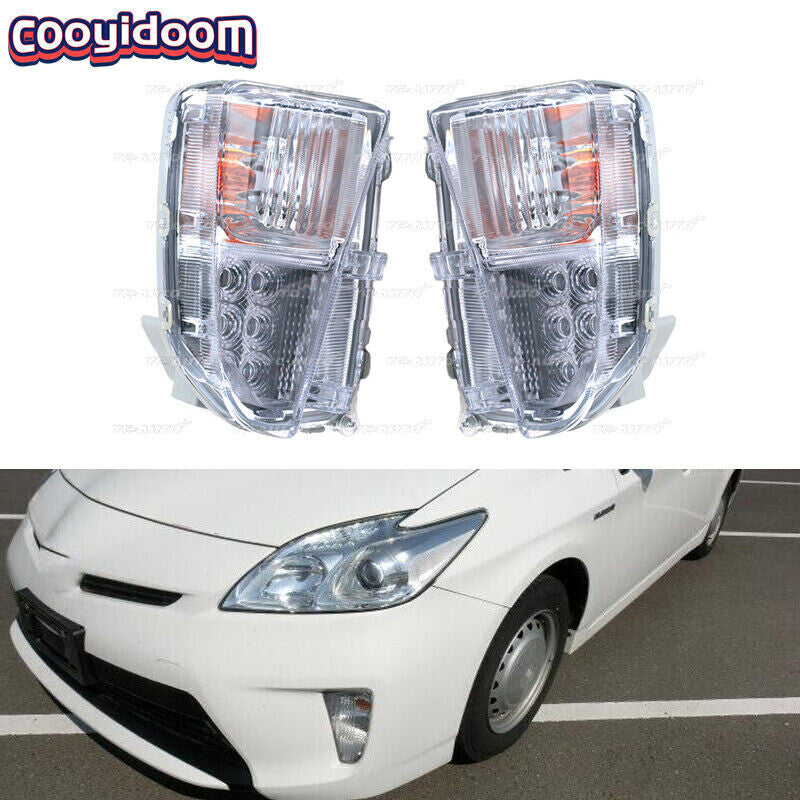 Suitable for Toyota Prius ZVW30 2012 - 15 LED front bumper daytime running lights DRL LHRH