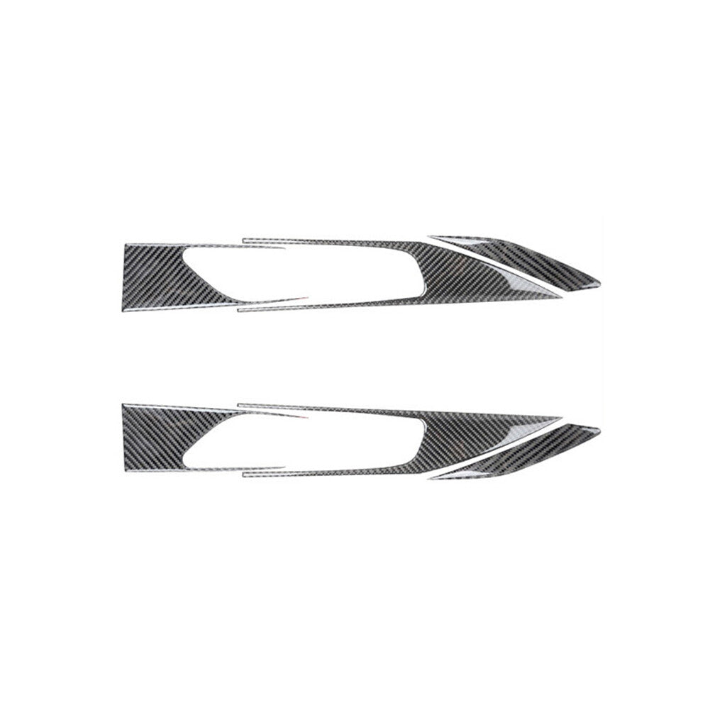6Pcs Carbon Fiber Interior Rear Door Handle Cover Trim for Mazda CX-9 2016-2022