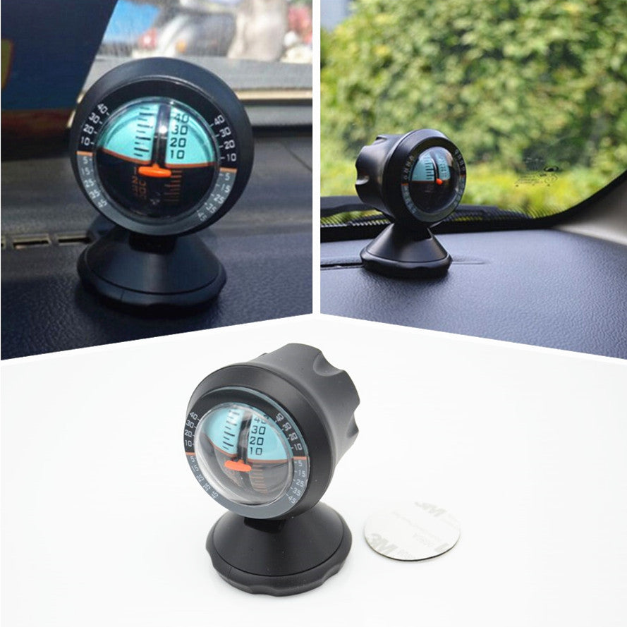 Car Vehicle Inclinometer Gradient Balancer Table Angle Slope Level Meter Finder