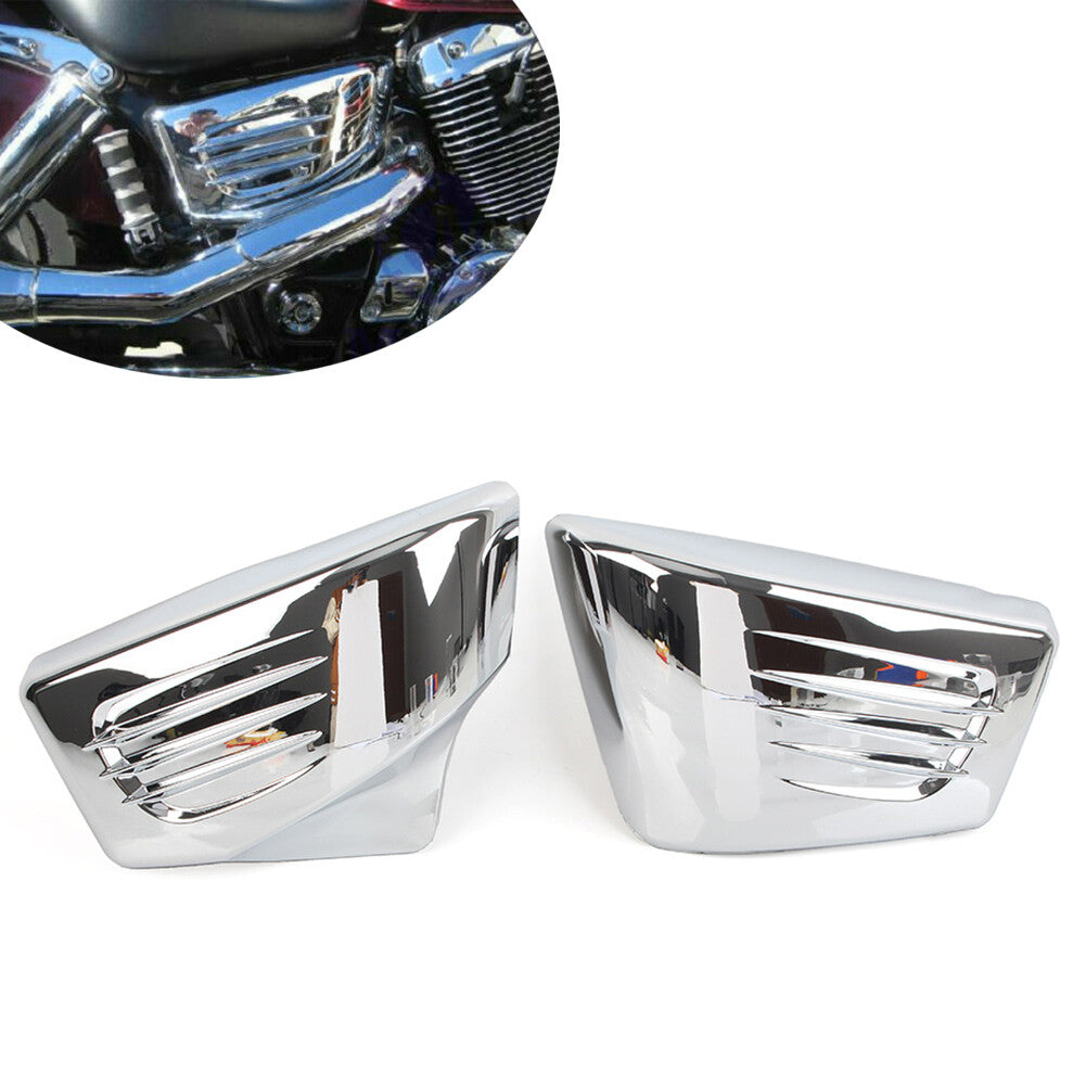 Seitendeckel for HONDA ACE TOURER SABER 1100 VT1100 VT1100C2 Links  Recht Chrom