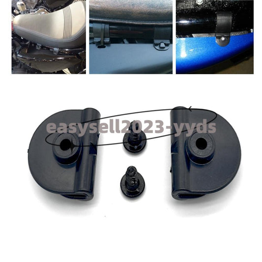 Left Side Battery Cover Motorcycle Clips for Harley Sportster XL883 1200 04-Up
