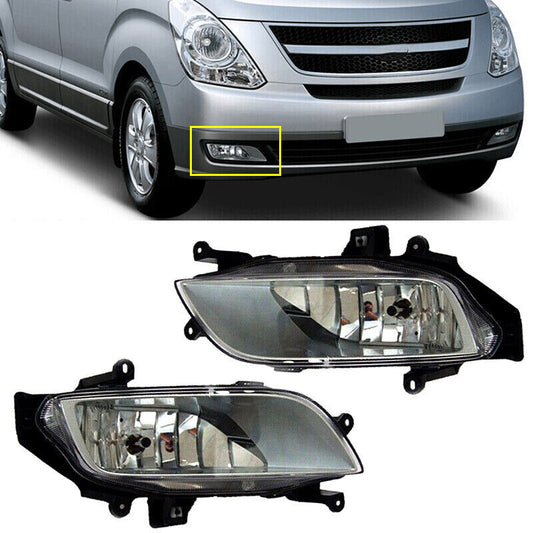 Pair For 2007-2015 for Hyundai i800 iMAX H1/ Grand Starex Front Fog Light Lamp