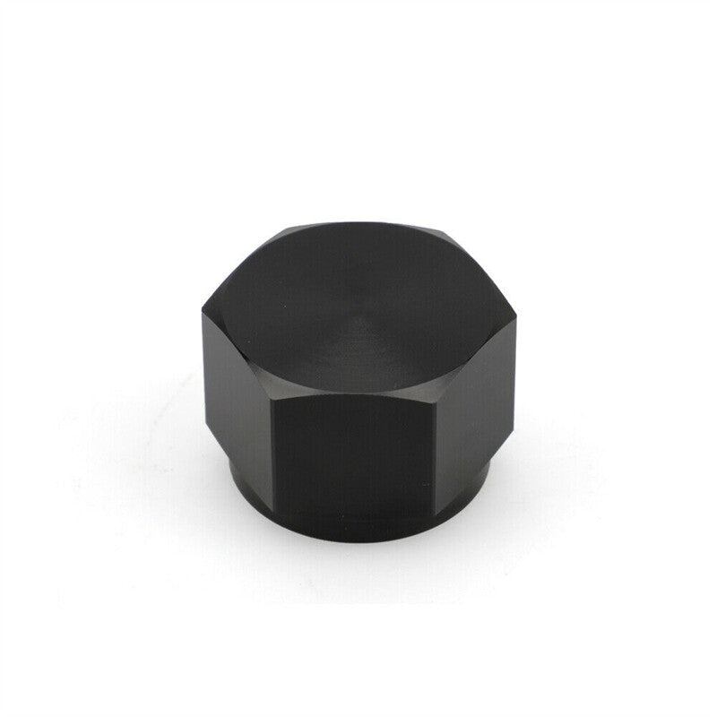Black AN8 Female AN Flare Fitting Cap 8AN Block Off Nut Aluminum Flare Cap