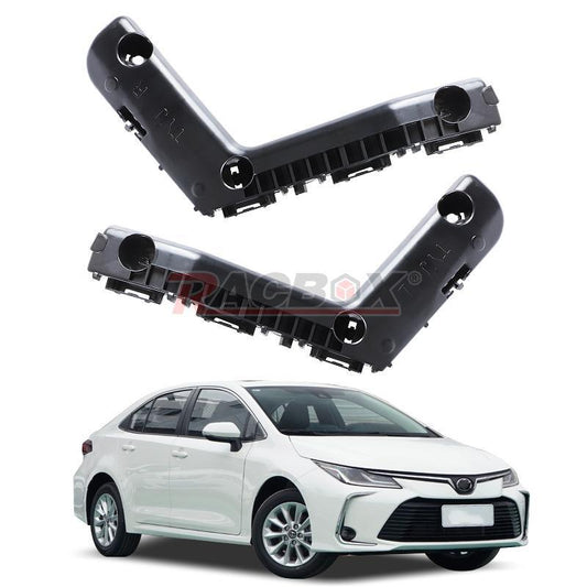 2 Front Bumper Retainer Brackets Left Right fit for Toyota for Corolla 2017-2019