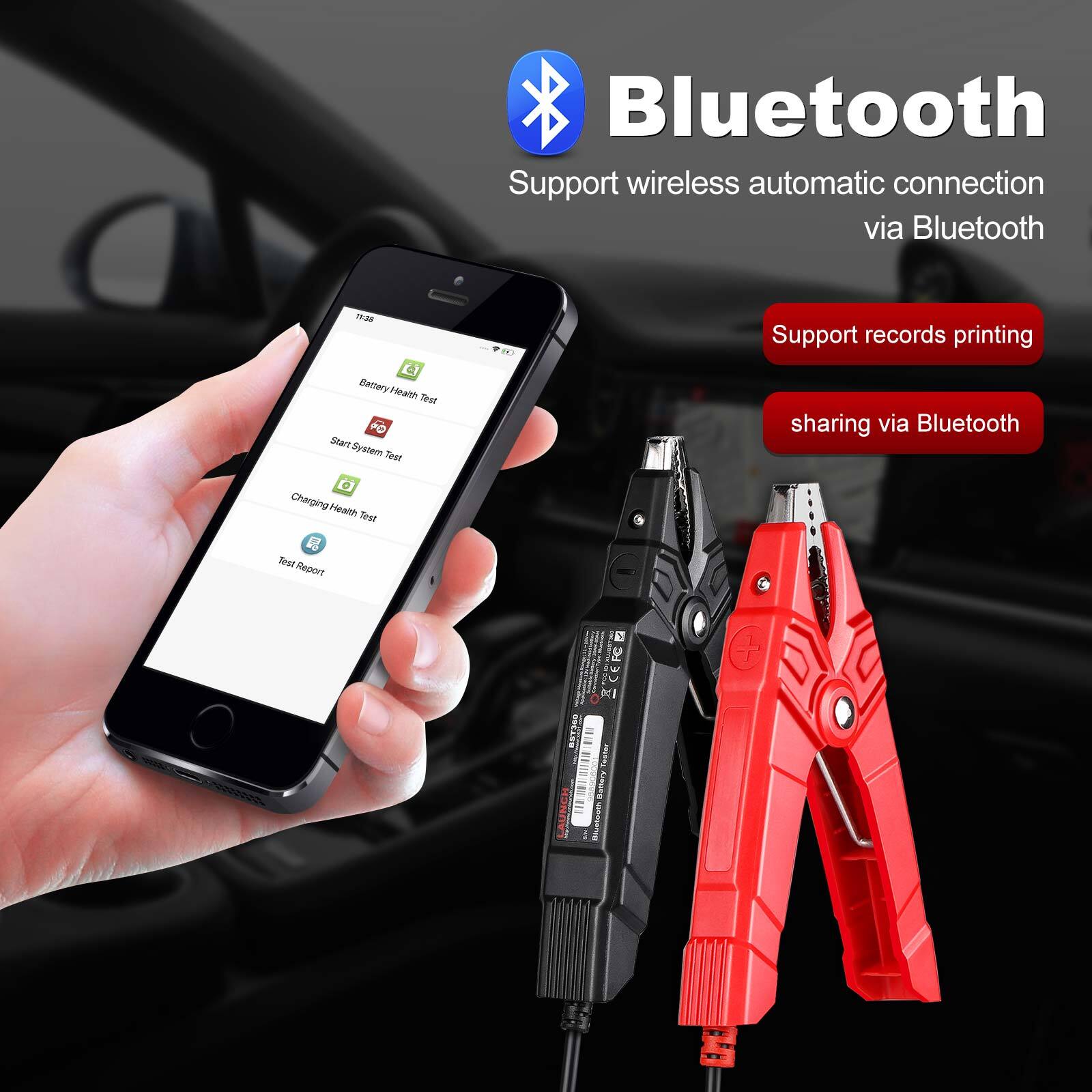 Launch X431 BST360 Bluetooth-Compatible Battery Tester For X-431 ScannerPhone