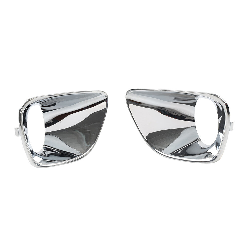 1 Pair Fog Light Bezel Fog Lamp Cover Chrome for Jeep Grand Cherokee 2011-2013